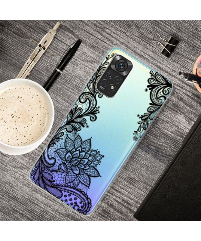 Coque Xiaomi Redmi Note 11 Pro / Note 11 Pro 5G fleur dentelle