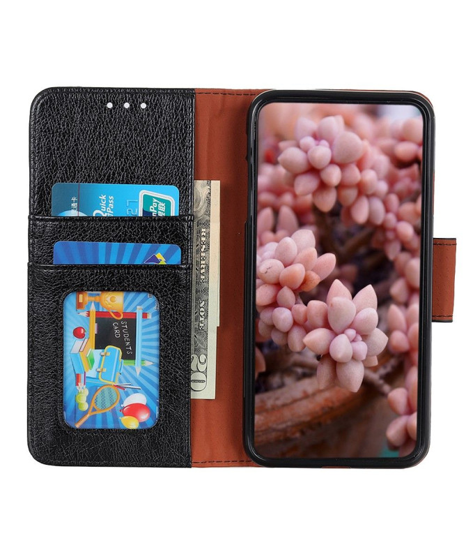 Housse Xiaomi Redmi Note 12 Pro 4G/Note 11 Pro/11 Pro 5G Style Cuir Vieilli Noir - photo 4