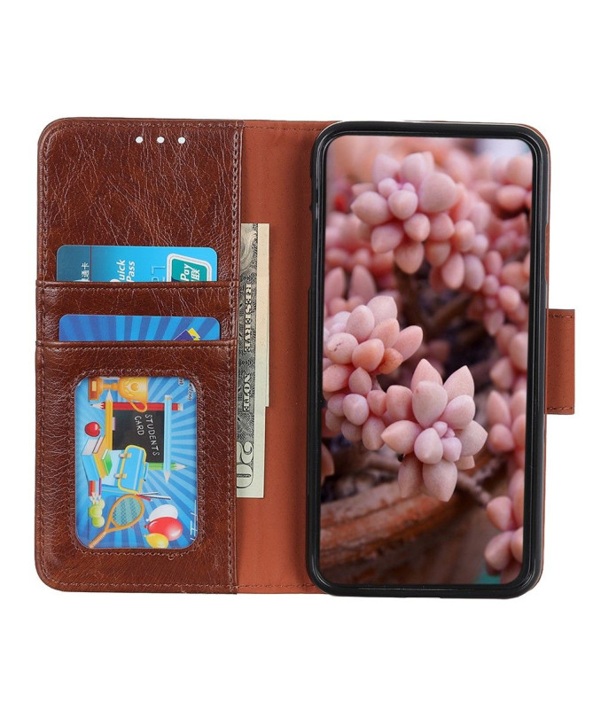 Housse Xiaomi Redmi Note 12 Pro 4G/Note 11 Pro/11 Pro 5G Style Cuir Vieilli Marron - photo 19