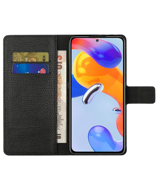 Housse Xiaomi Redmi Note 12 Pro 4G/Note 11 Pro/11 Pro 5G effet cuir gr