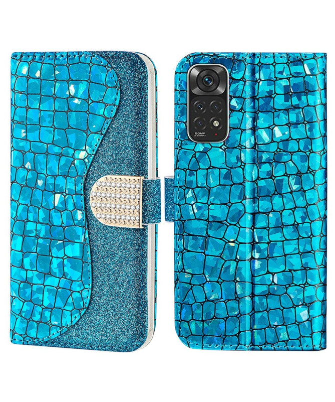 Housse Xiaomi Redmi Note 11 / 11S Luxury Croco Paillettes