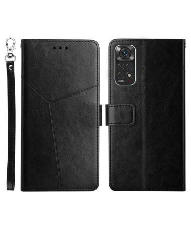 Housse Xiaomi Redmi Note 11 / 11S effet cuir Y Lines