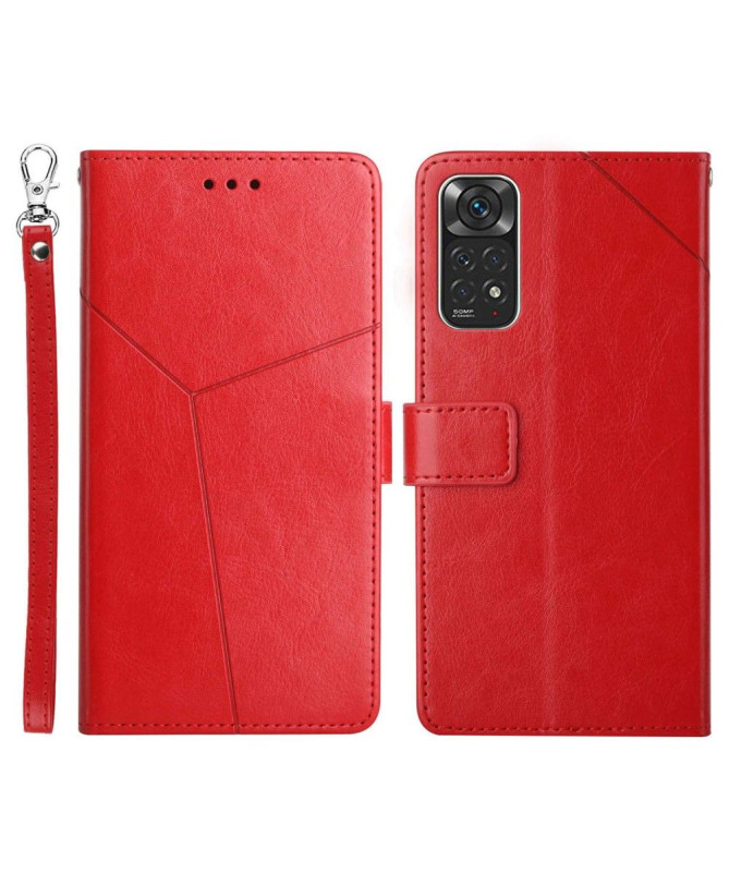 Housse Xiaomi Redmi Note 11 / 11S effet cuir Y Lines