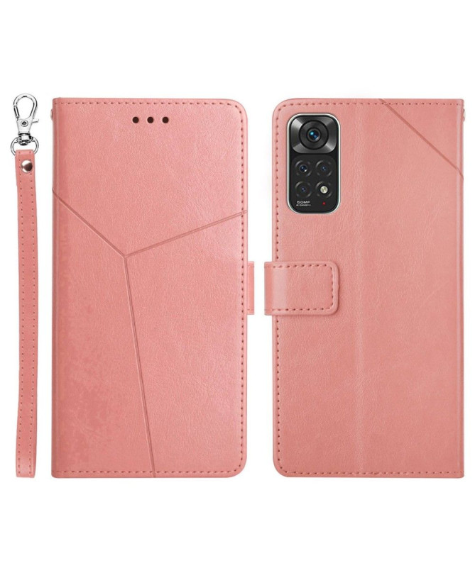 Housse Xiaomi Redmi Note 11 / 11S effet cuir Y Lines