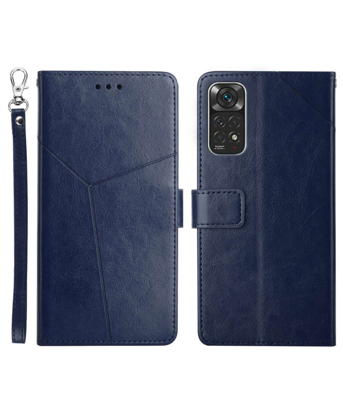 Housse Xiaomi Redmi Note 11 / 11S effet cuir Y Lines