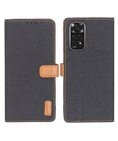 Housse Xiaomi Redmi Note 11 / 11S Oxford effet toile