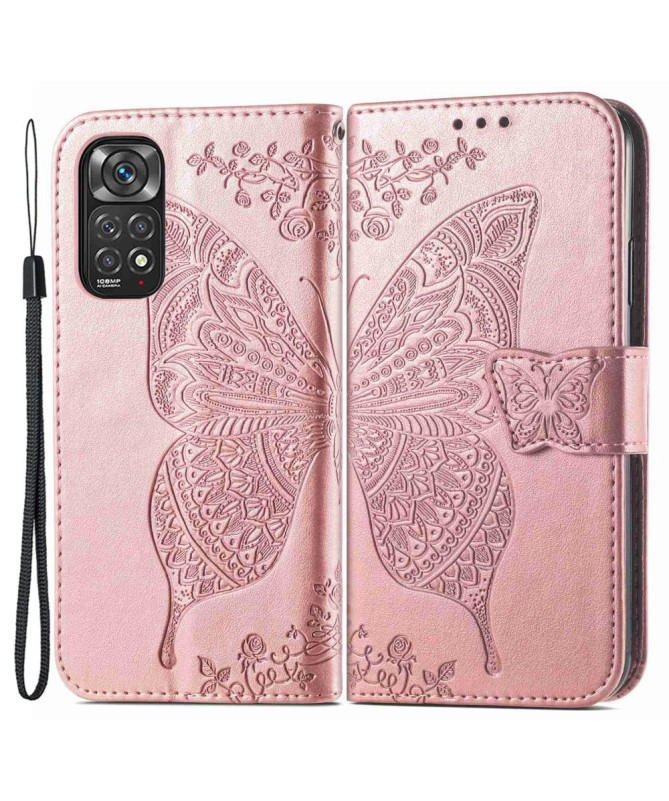 Housse Xiaomi Redmi Note 11/11S Papillon Relief