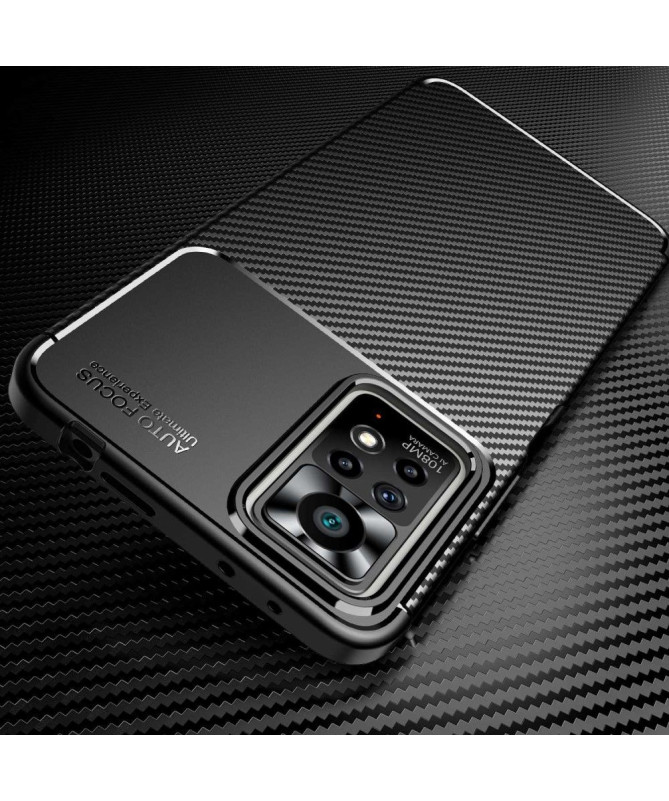 Coque Xiaomi Redmi Note 11 Pro Plus 5G style fibre de carbone