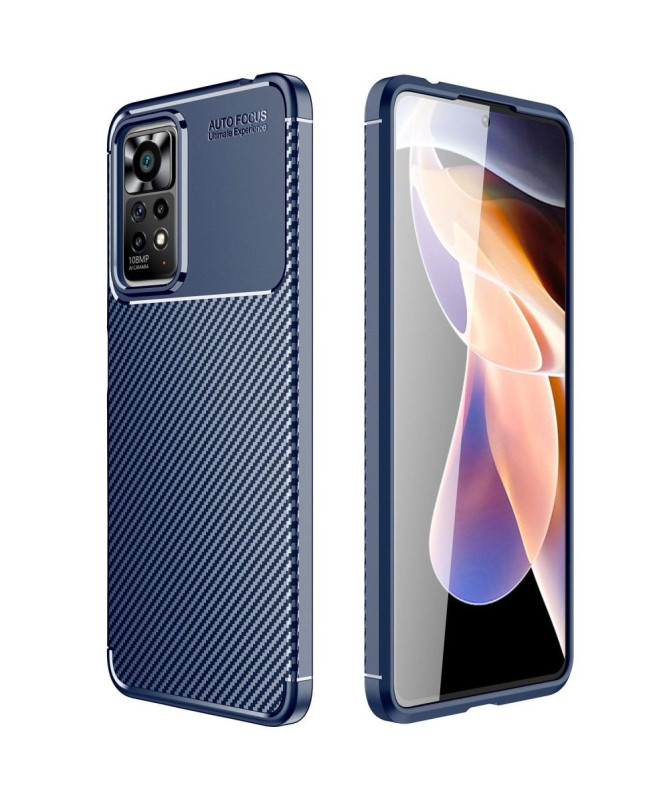 Coque Xiaomi Redmi Note 11 Pro Plus 5G style fibre de carbone