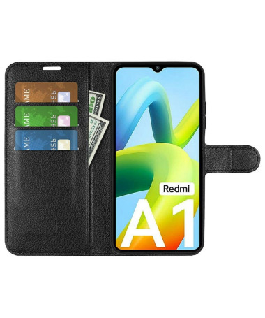 Housse Xiaomi Redmi A1 portefeuille style cuir