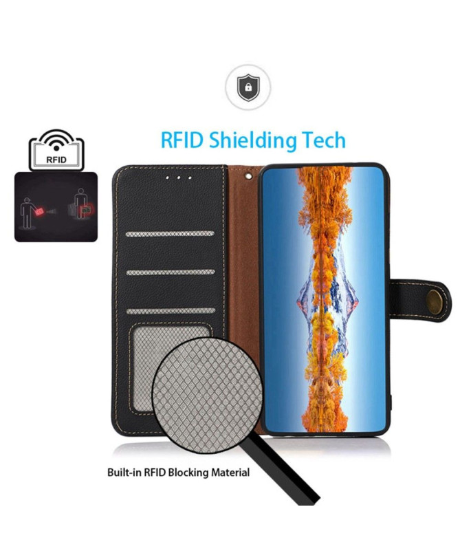 Housse Xiaomi Redmi A1 KHAZNEH Classic en cuir