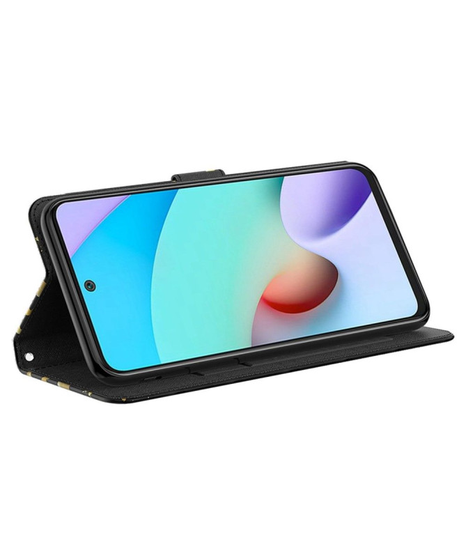 Housse Xiaomi Redmi A1 Papillons volants dorés