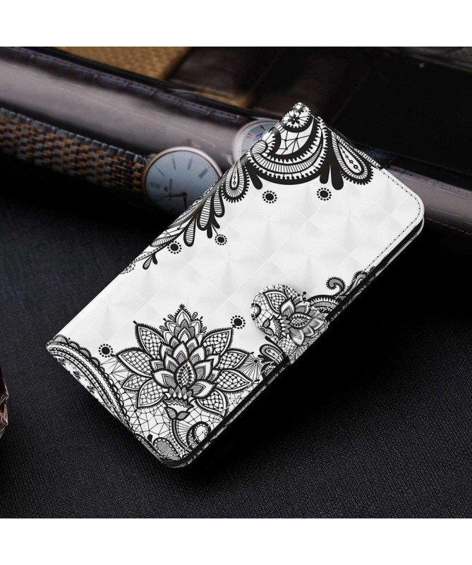Housse Xiaomi Redmi A1 Fleurs Dentelle