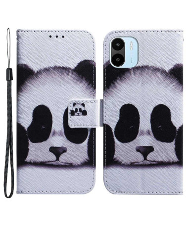 Housse Xiaomi Redmi A1 Panda à Lanière