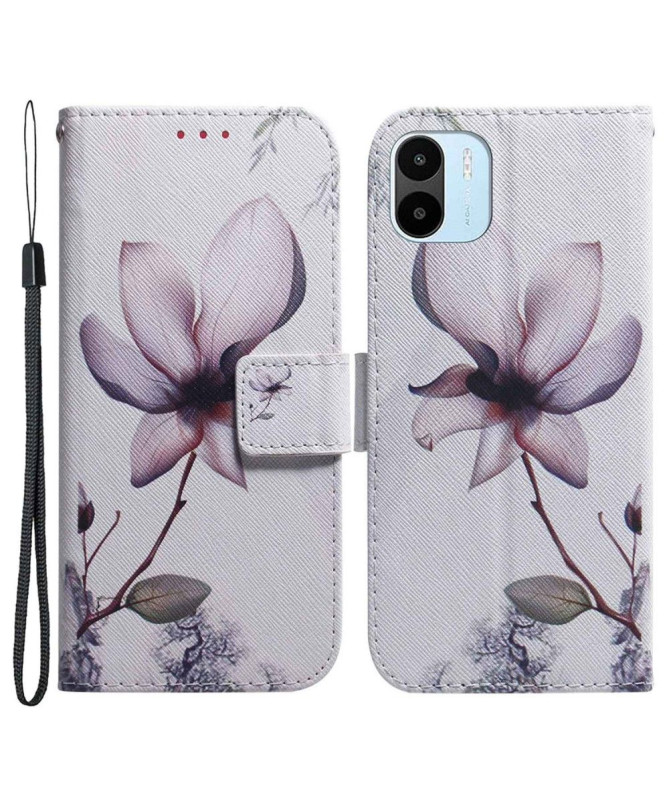 Housse Xiaomi Redmi A1 Fleur sauvage à lanière