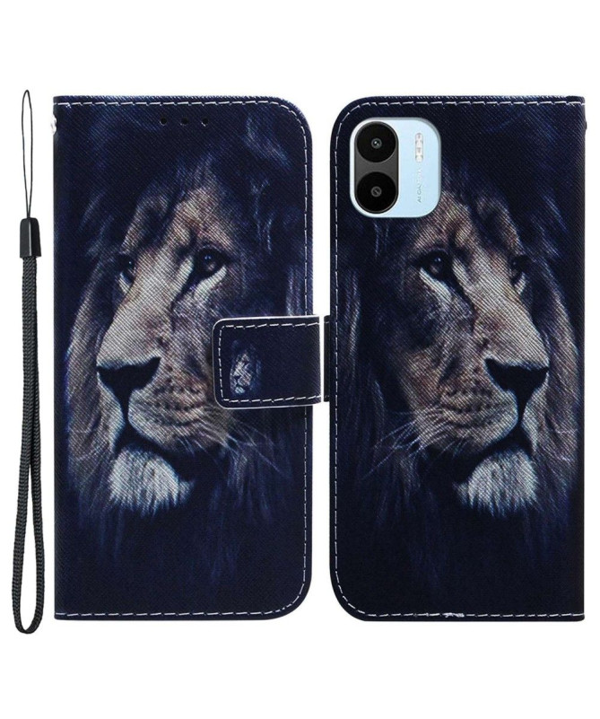 Housse Xiaomi Redmi A1 Lion à Lanière