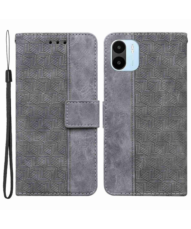 Étui Xiaomi Redmi A1 folio simili cuir stripes