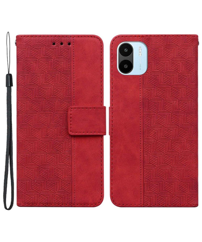 Étui Xiaomi Redmi A1 folio simili cuir stripes