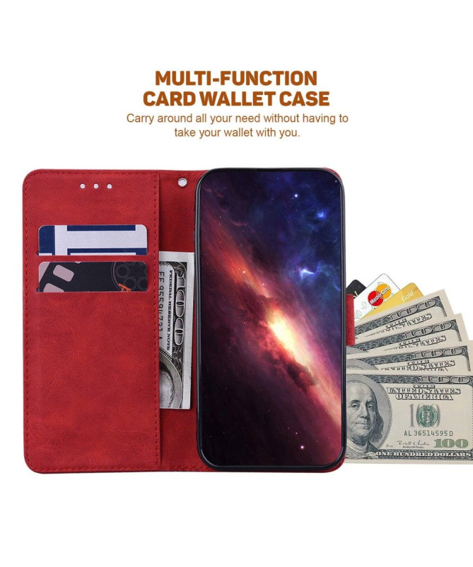 Étui Xiaomi Redmi A1 folio simili cuir stripes