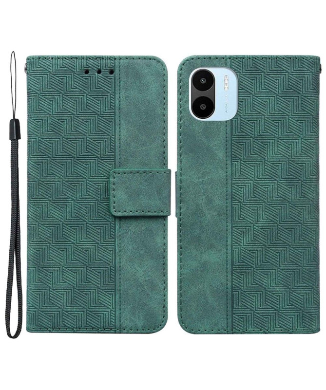 Étui Xiaomi Redmi A1 folio simili cuir stripes