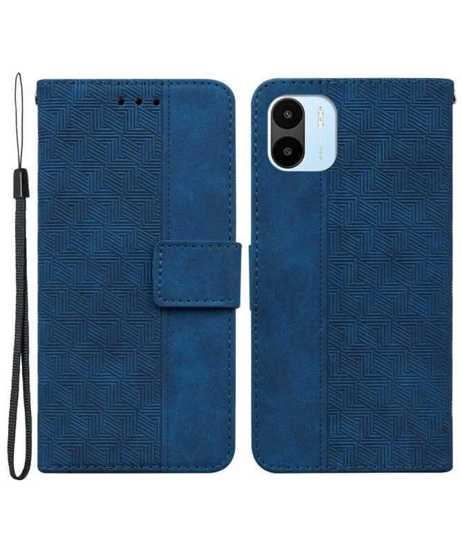 Étui Xiaomi Redmi A1 folio simili cuir stripes