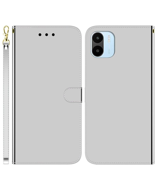 Housse Xiaomi Redmi A1 simili cuir effet miroir