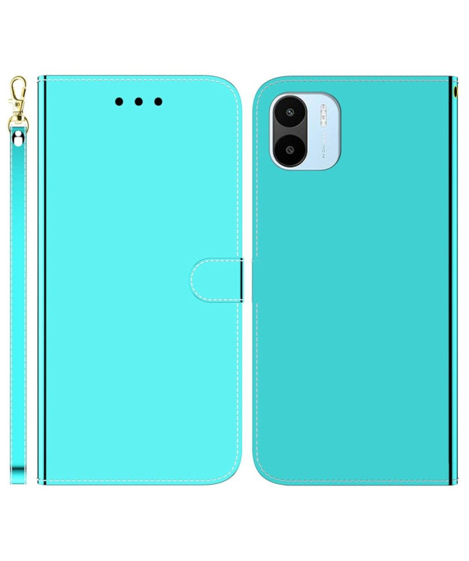 Housse Xiaomi Redmi A1 simili cuir effet miroir