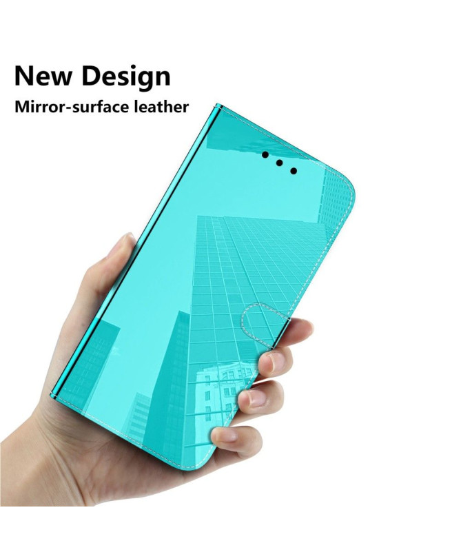Housse Xiaomi Redmi A1 simili cuir effet miroir
