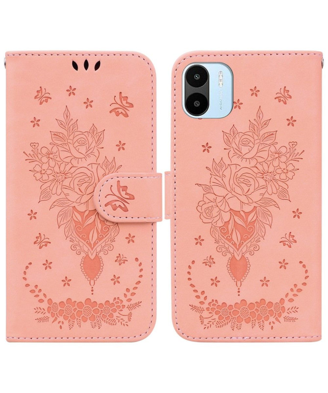 Housse Xiaomi Redmi A1 illustration fleurs