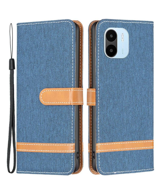 Housse Xiaomi Redmi A1 Tissu avec lanière