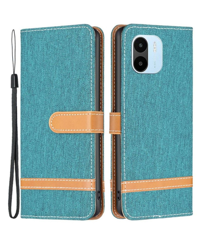 Housse Xiaomi Redmi A1 Tissu avec lanière