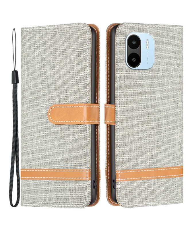 Housse Xiaomi Redmi A1 Tissu avec lanière