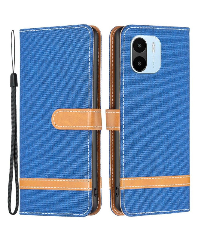 Housse Xiaomi Redmi A1 Tissu avec lanière