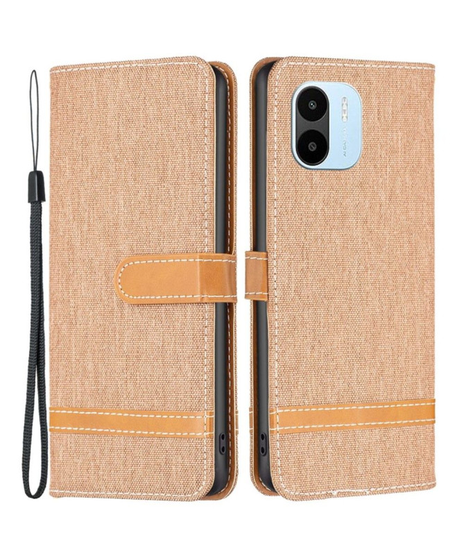 Housse Xiaomi Redmi A1 Tissu avec lanière