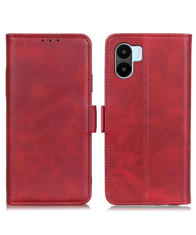 Étui portefeuille revêtement simili cuir mat pour Xiaomi Redmi A1