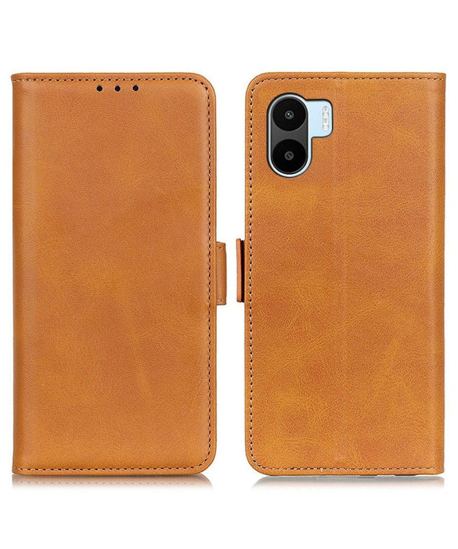 Étui portefeuille revêtement simili cuir mat pour Xiaomi Redmi A1
