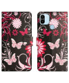 Housse Xiaomi Redmi A1 Papillons et fleurs