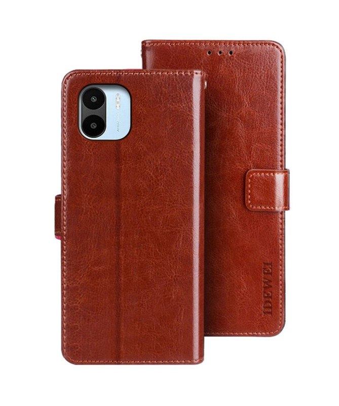 Housse Xiaomi Redmi A1 IDEWEI Folio Effet Cuir