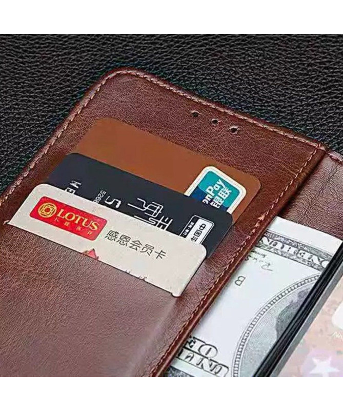 Housse Xiaomi Redmi A1 IDEWEI Folio Effet Cuir