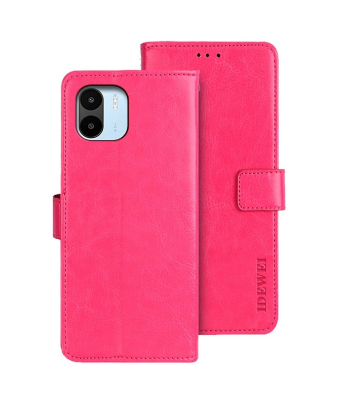 Housse Xiaomi Redmi A1 IDEWEI Folio Effet Cuir