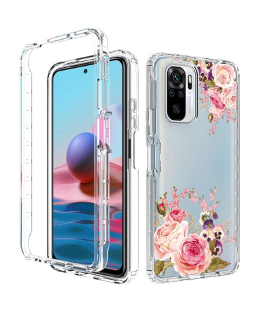 Coque Xiaomi Redmi Note 10/10S/Poco M5s Fleurs Rose