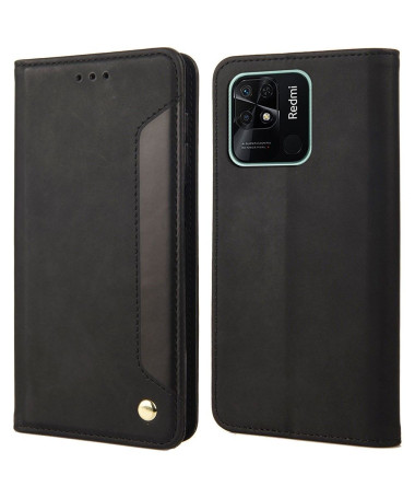 Flip Cover Xiaomi Redmi 10C Business simili cuir