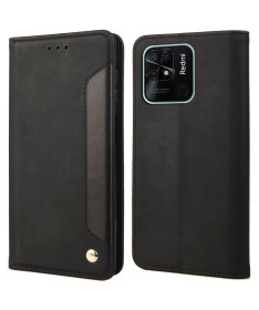Flip Cover Xiaomi Redmi 10C Business simili cuir