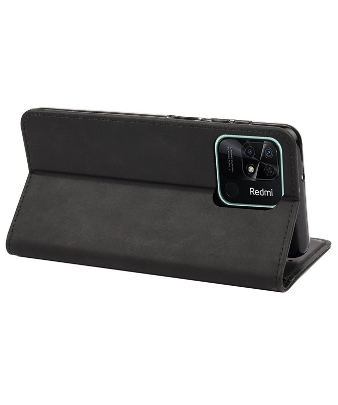 Flip Cover Xiaomi Redmi 10C Business simili cuir