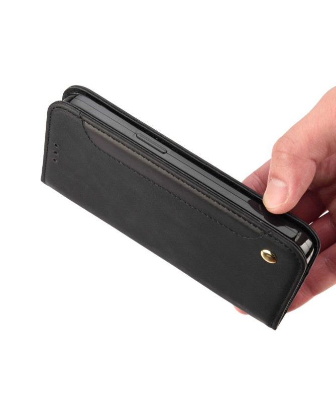 Flip Cover Xiaomi Redmi 10C Business simili cuir