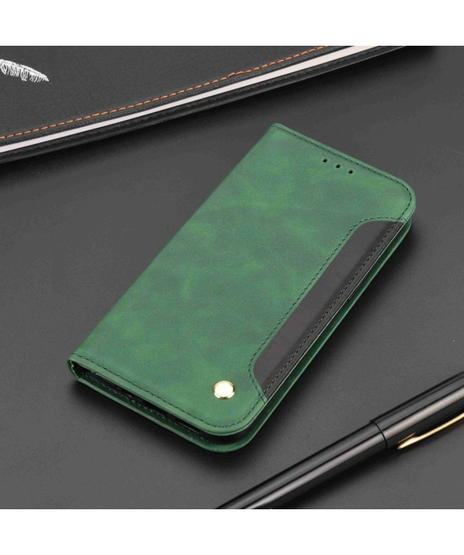 Flip Cover Xiaomi Redmi 10C Business simili cuir