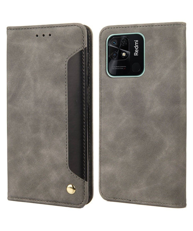 Flip Cover Xiaomi Redmi 10C Business simili cuir