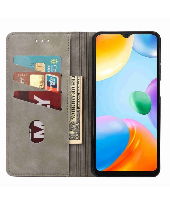 Flip Cover Xiaomi Redmi 10C Business simili cuir