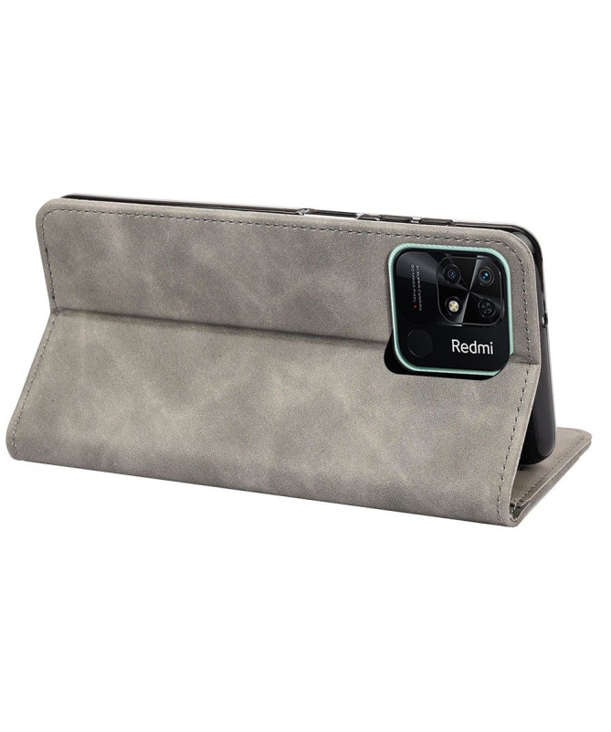 Flip Cover Xiaomi Redmi 10C Business simili cuir