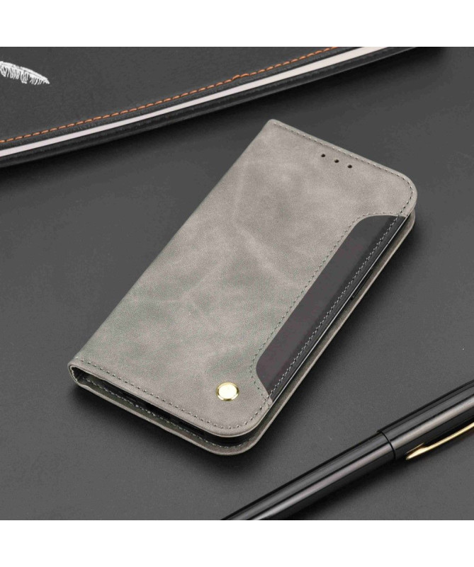 Flip Cover Xiaomi Redmi 10C Business simili cuir